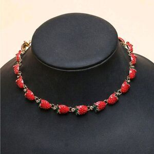 Strawberry Charm Necklace